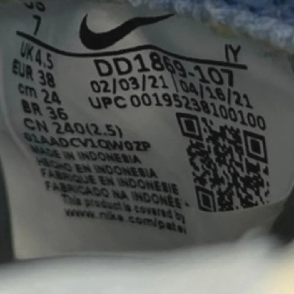 Nike Dunk High Womens White Aluminum Leather Lace Up Athletic Sneakers Shoes 7 - Image 5