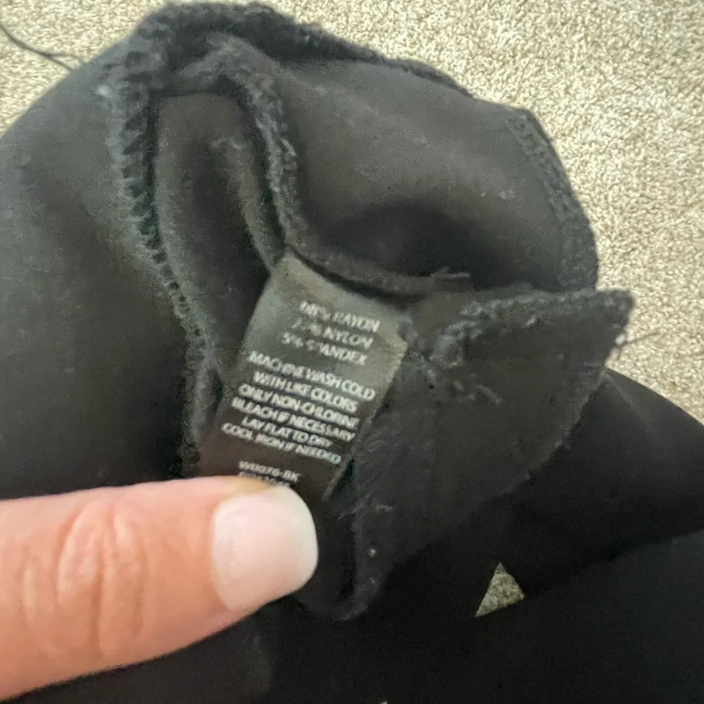 Betabrand Size Small Petite Black Dress Pants Stretch Comfy Office Career Yoga - Image 3