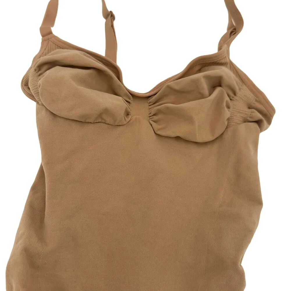 Skims Seamless Sculpt Brief Beige Sleeveless Bodysuit Size Large - Image 3
