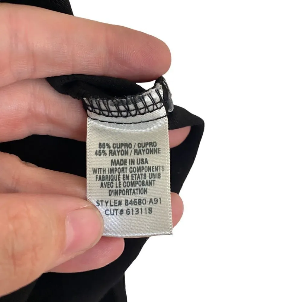 Bella Dahl NEW black long sleeve cowl neck Medium keyhole back - Image 6