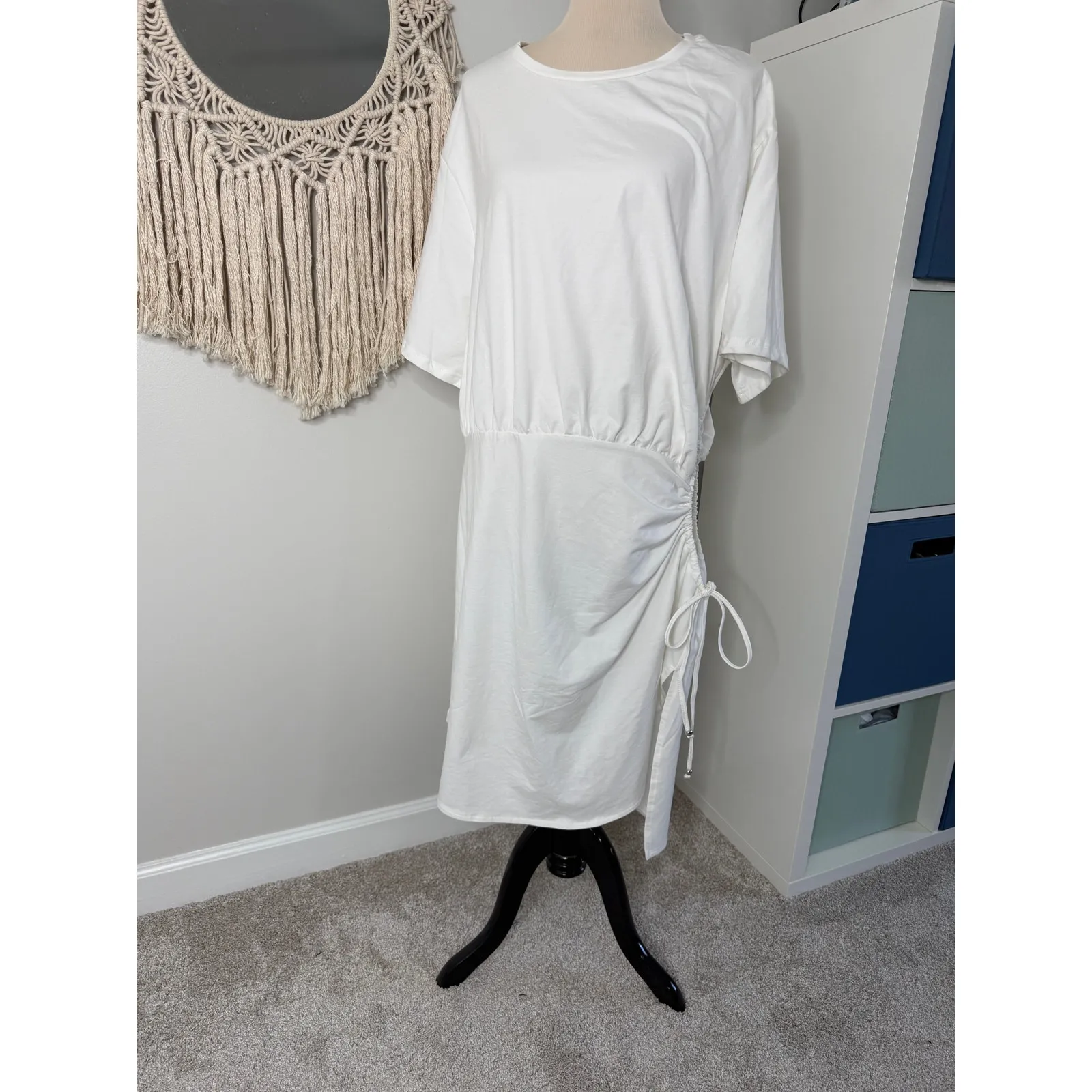 Revolve SNDYS. White Lola Mini Dress Short Cut - Image 2