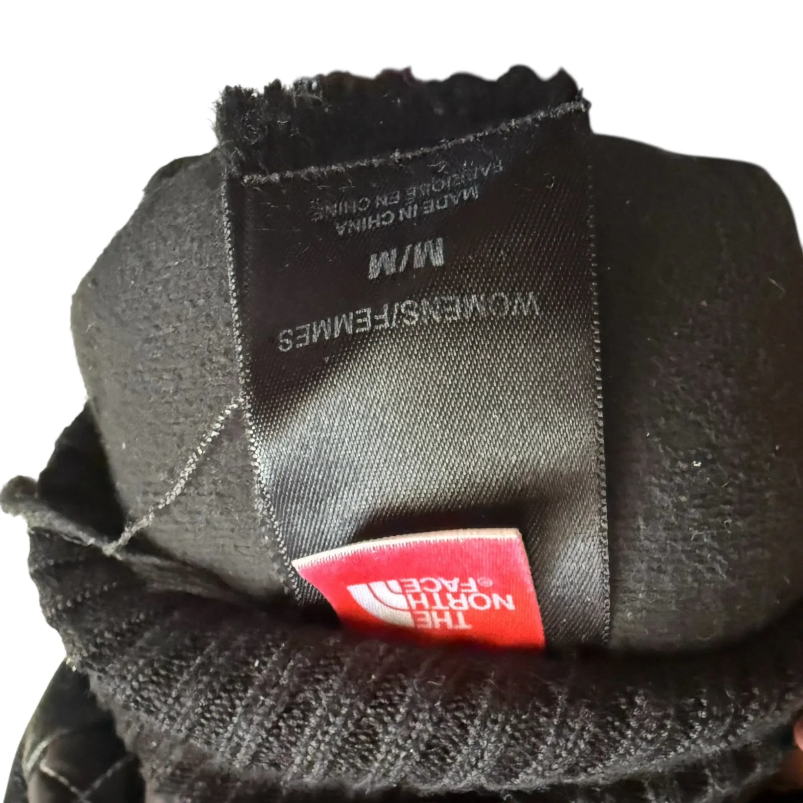 The North Face HyVent Fleece Lined Snow Ski Mittens Womens Size Medium Black - Image 3