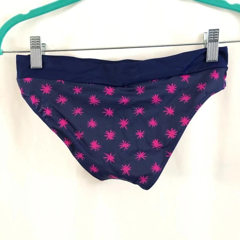Lands End Womens Bikini Bottom Brief Blue XS - Image 2