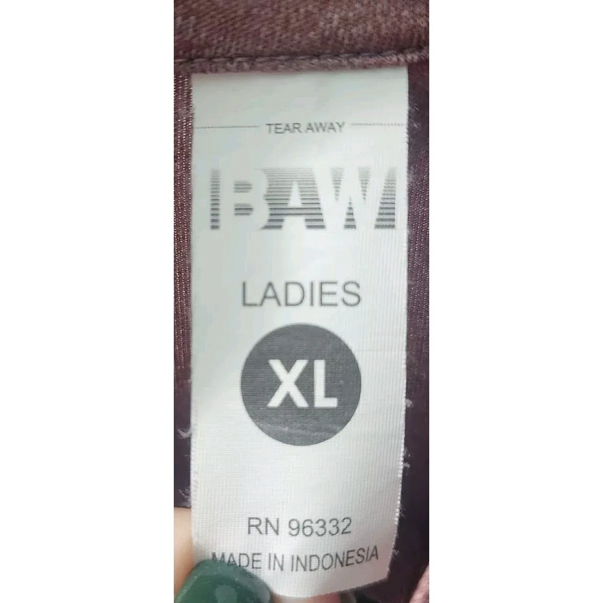 Baw Pullover Half Zip Long Sleeve Athletic Top Running‎ Shirt Purple Size XL - Image 4