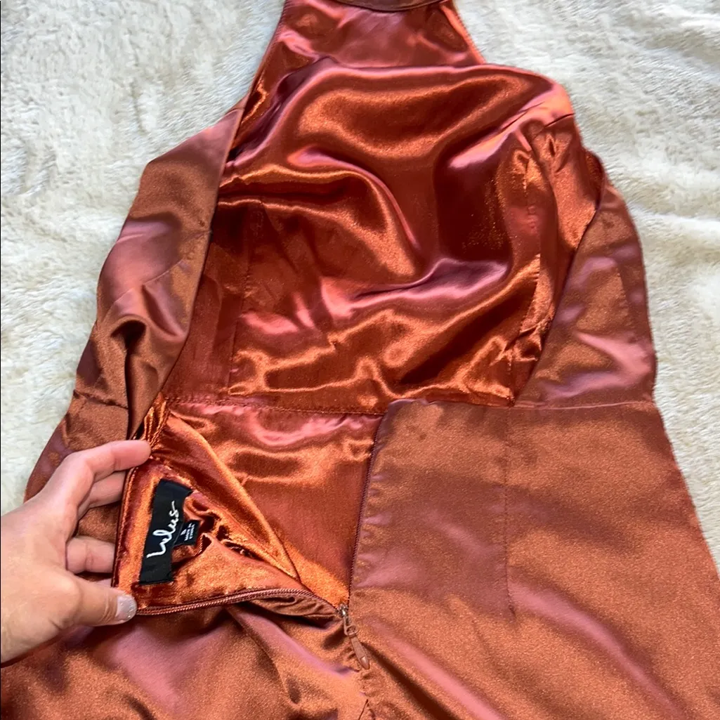 Lulu's Brown Mini Dress‎ - Image 9