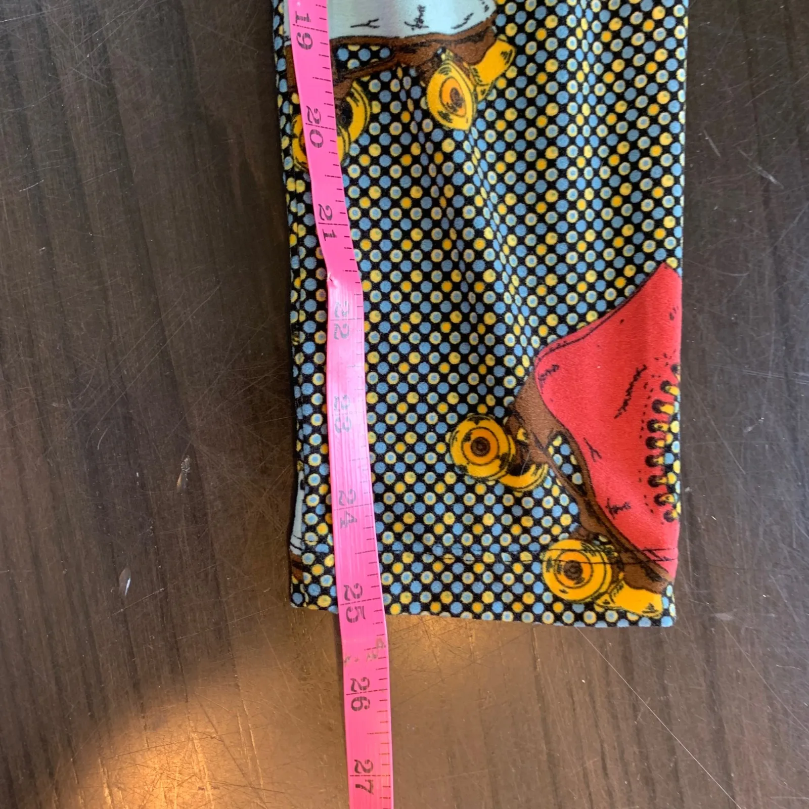 LuLaRoe Leggings Roller Skate Print Funky Pattern Casual Athleisure Retro Lounge - Image 6