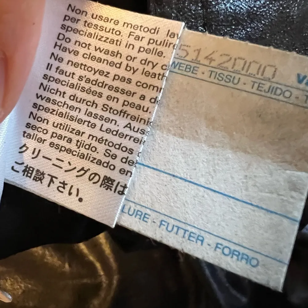 Max Mara Womens Black Genuine Leather Skirt Luxury Designer Made In Italy Size 8 - Image 12