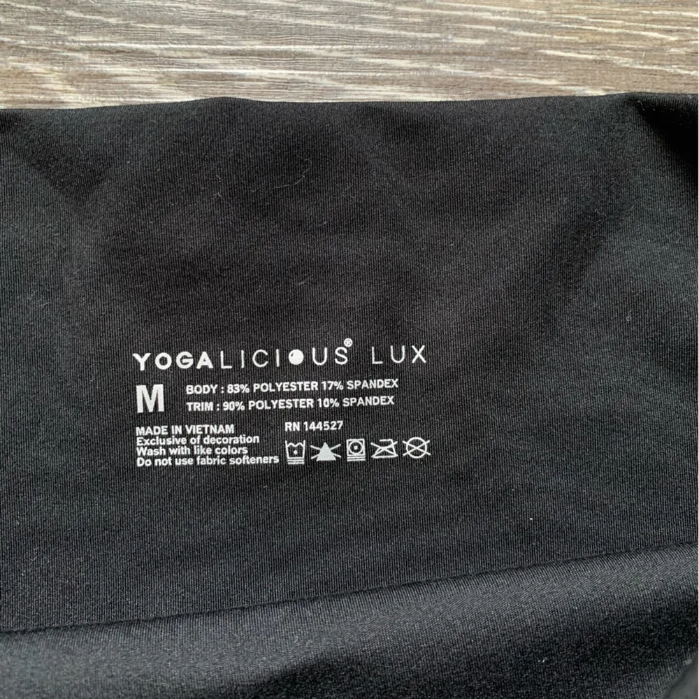 Yogalicious Black Biker Shortss 3 inch Inseam M - Image 3
