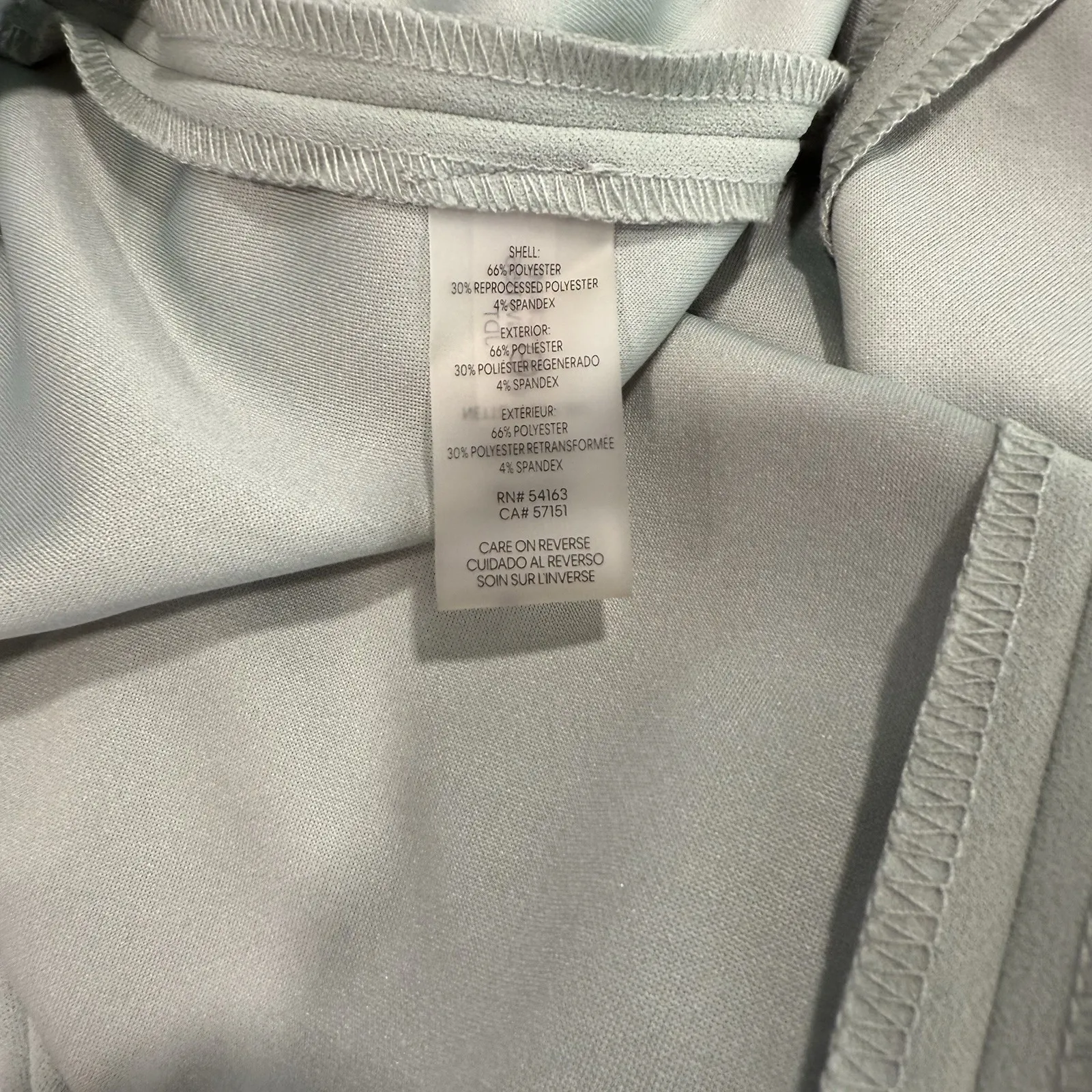 Calvin Klein Sage Green Twist Front Stretch Crepe Sheath Dress Size 2‎ - Image 9