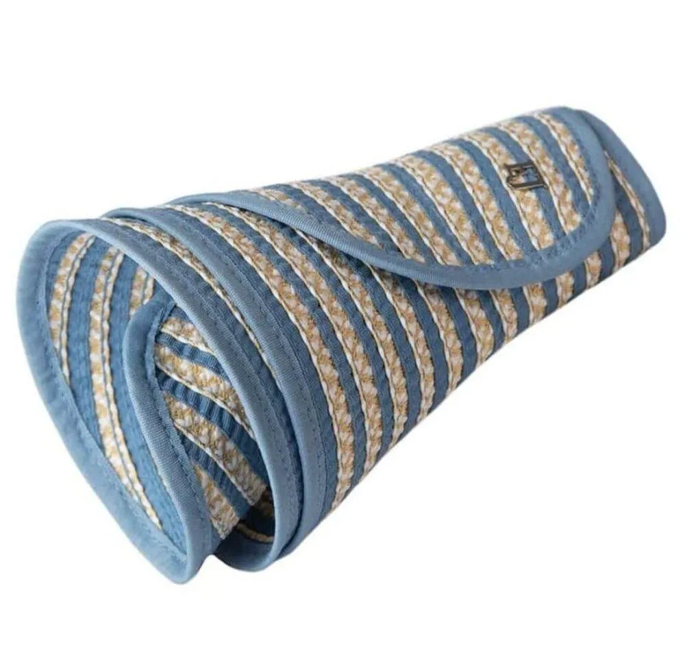 💕ERIC JAVITS💕 Brooke Packable Squishee Visor ~ UPF50+ Blue Mix One Size NWOT - Image 3