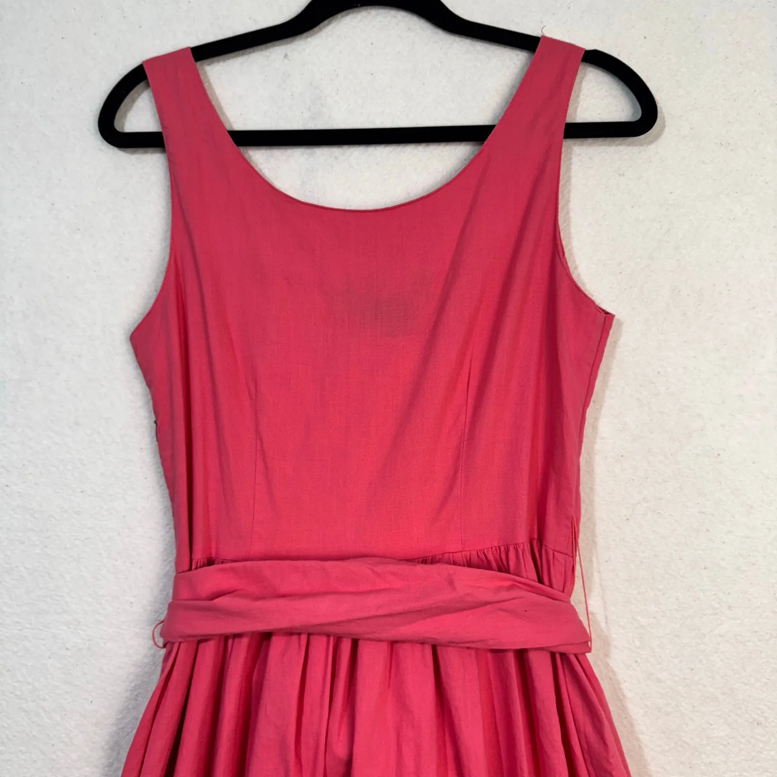 Outback Red VTG A-Line Fit & Flare Pink Maxi Dress Size 10 Cottagecore Prairie - Image 4