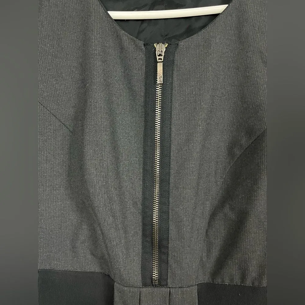 Emporio Armani Jeans Dark Gray/Black Mini Dress Size 12 - Image 2