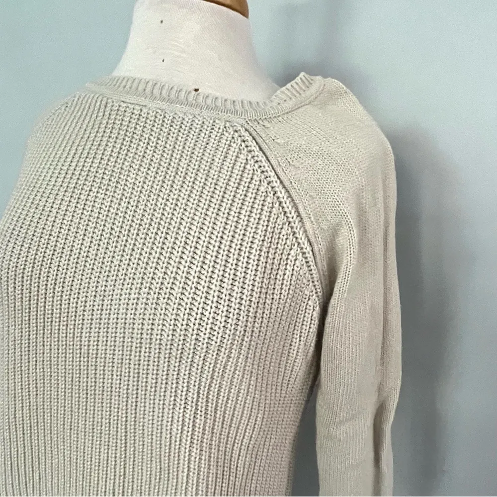 RD Style Beige Cream Neutral Knit Pullover Sweater Size S - Image 8