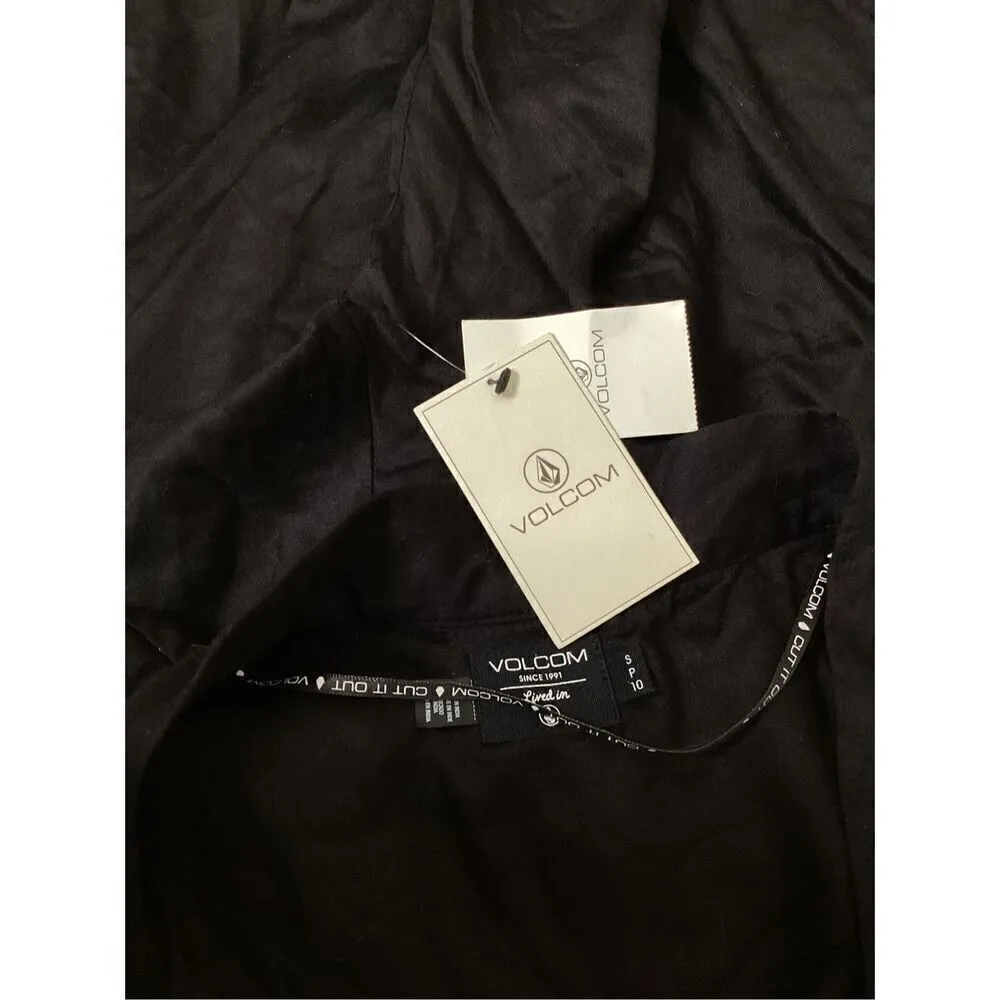 New. Volcom black kimono top. Small. Retails $129 - Image 9