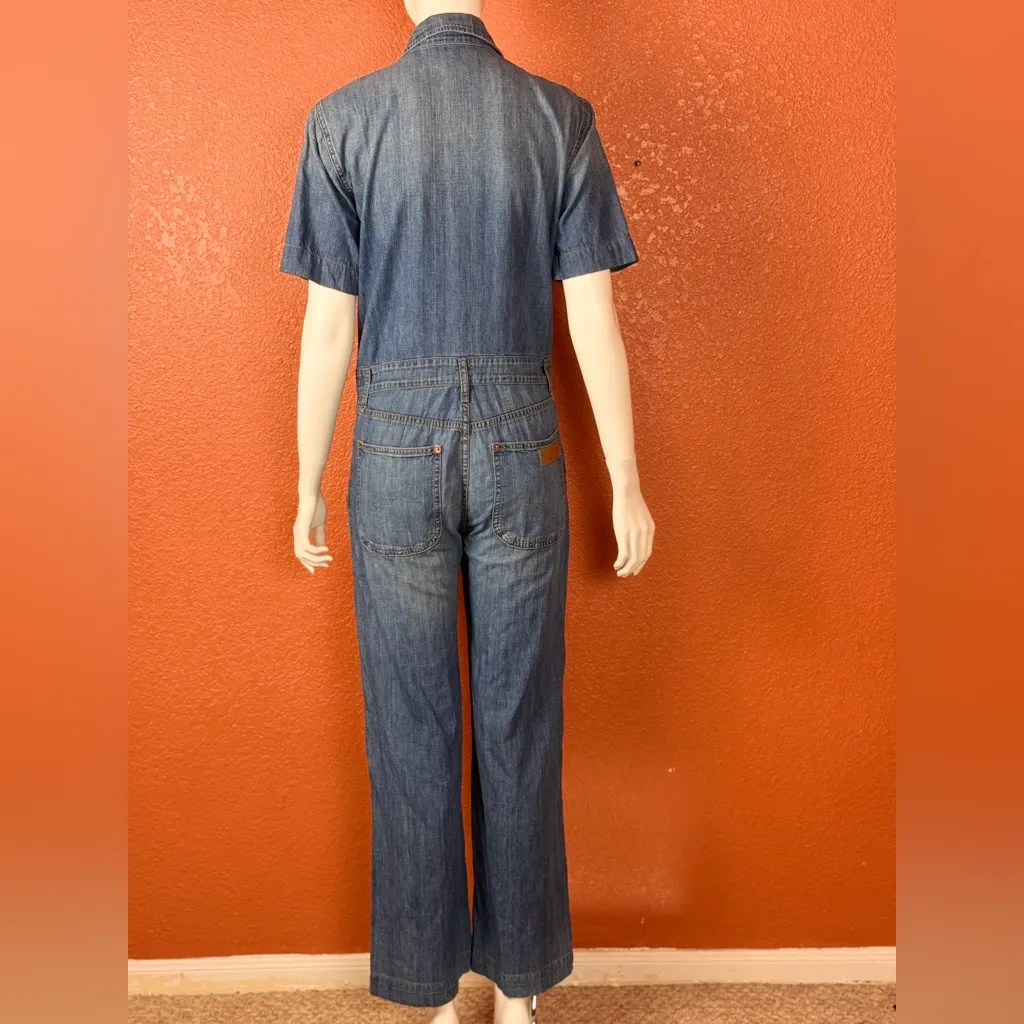 RIVET.UTILITY Classic Blue Women's Denim Overalls Size Small - Image 11