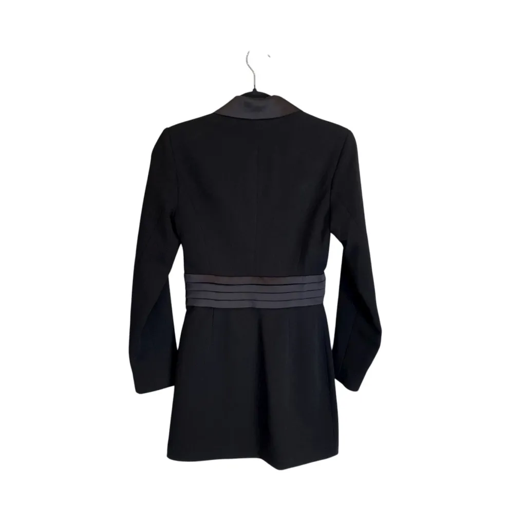 Aqua X Maeve Reilly Tuxedo Blazer Mini Dress XS Bloomingdale’s Exclusive - Image 7