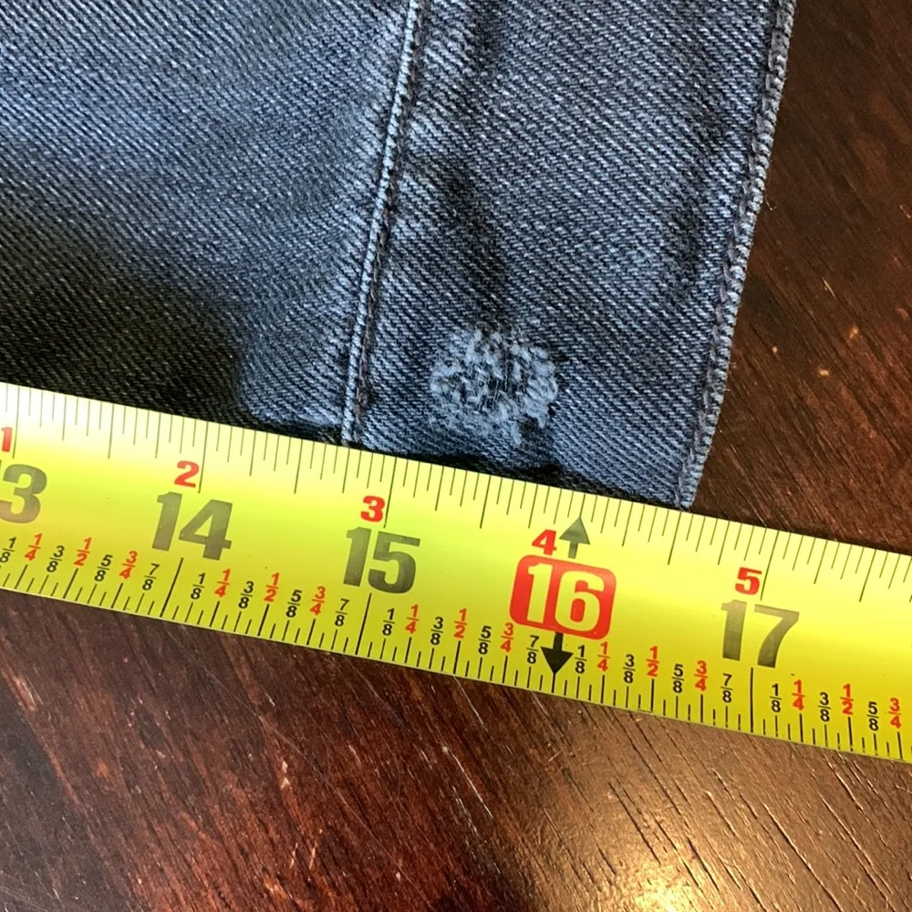 Old Navy distressed denim jacket | size M - Image 9