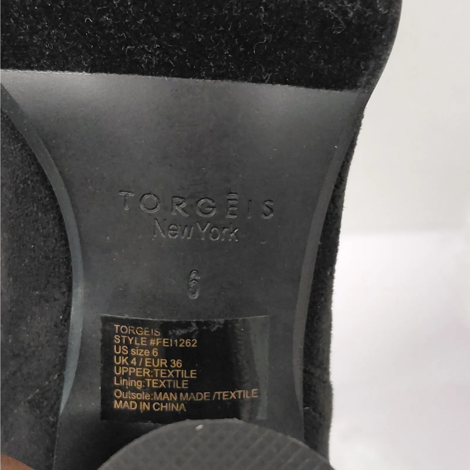 Torgeis Womens Knee High Boots Sz 6 Black Chunky Heel Coastal Cowgirl Whimsigoth - Image 8