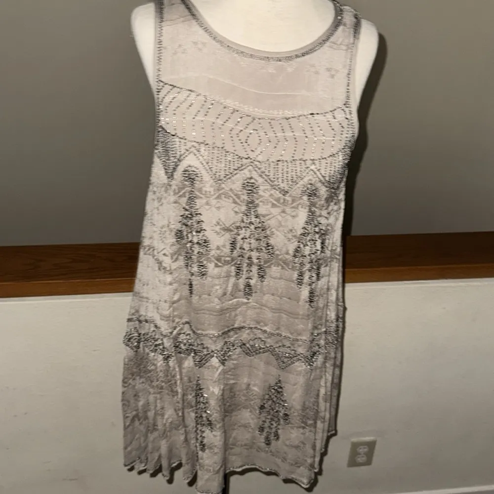 Free People beaded Delilah Mini Dress Size XSmall  Z206-8 - Image 8
