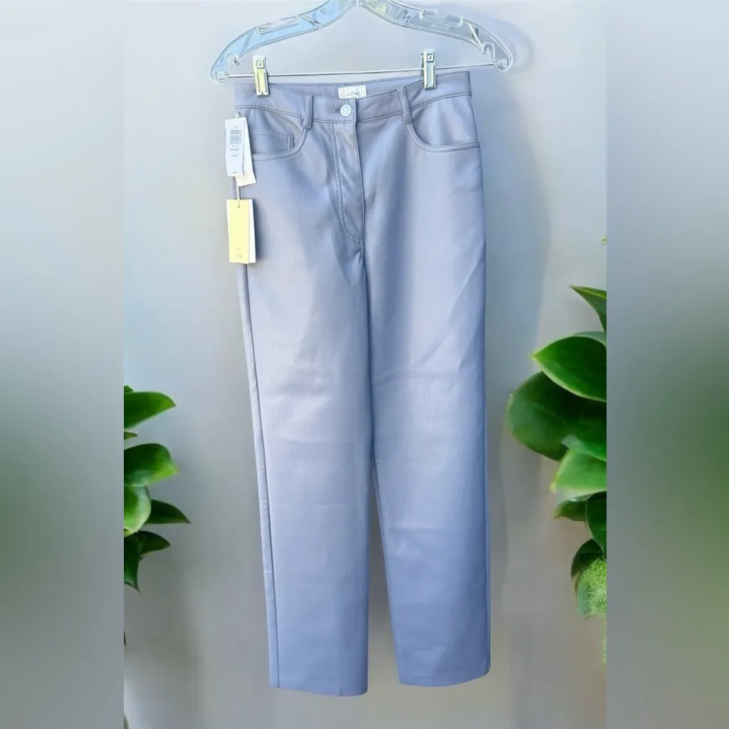 Aritzia Wilfred NWT Melina Faux Leather Pants Size 2 - Image 2