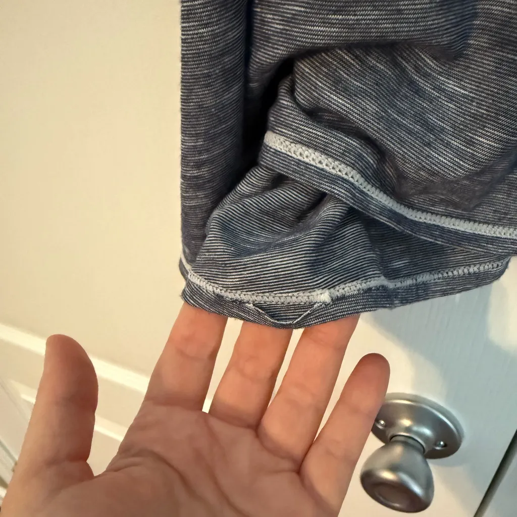 Max Studio Dress Blue/White - Image 10