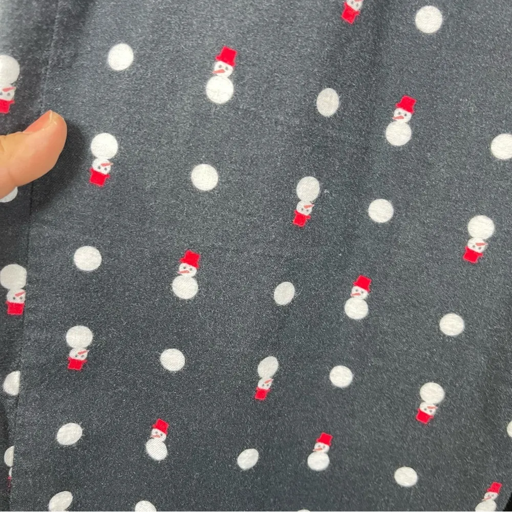 Victoria’s Secret Snowman Flannel PJ set SZ:L - Image 10