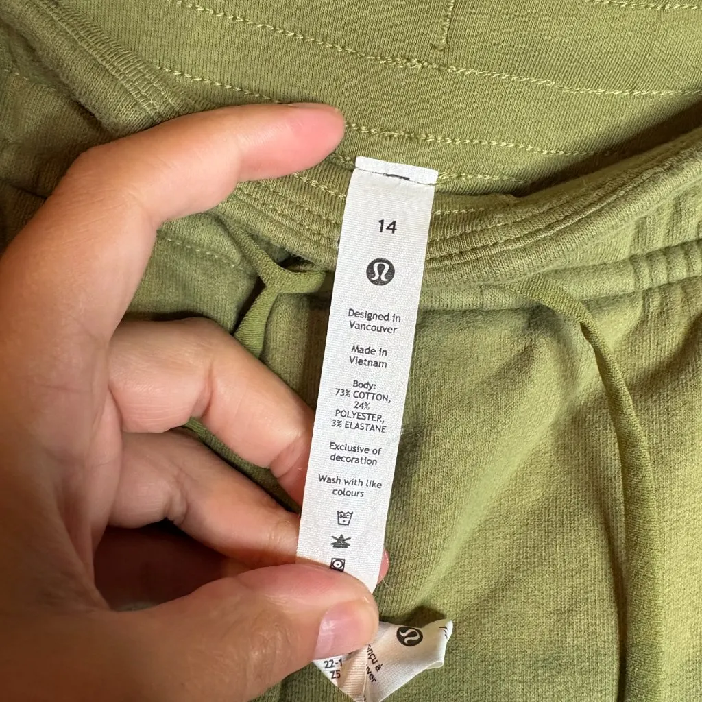 Lululemon Loungeful High-Rise Wide Leg Crop Bronze Green - Image 4