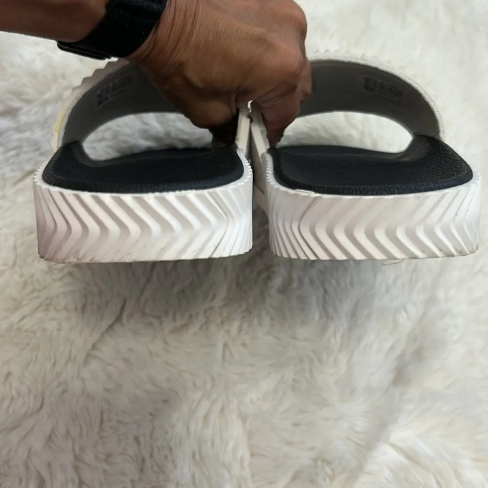 Alexander Wang x AW Adilette Slides White Size 7 - Image 8