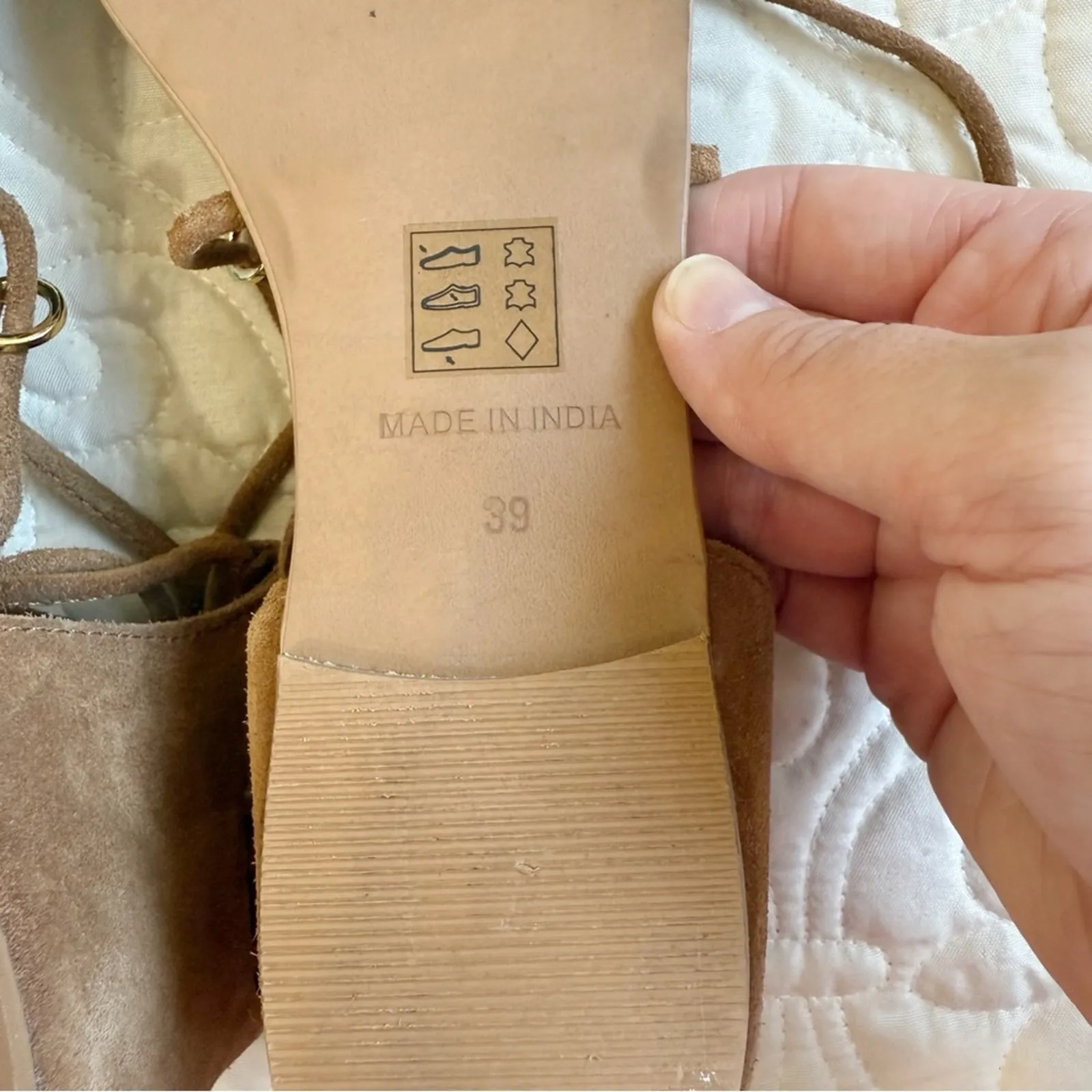 Free People Lace Up Fiji Tie Wraparound Sandals Sz 39 - Image 4