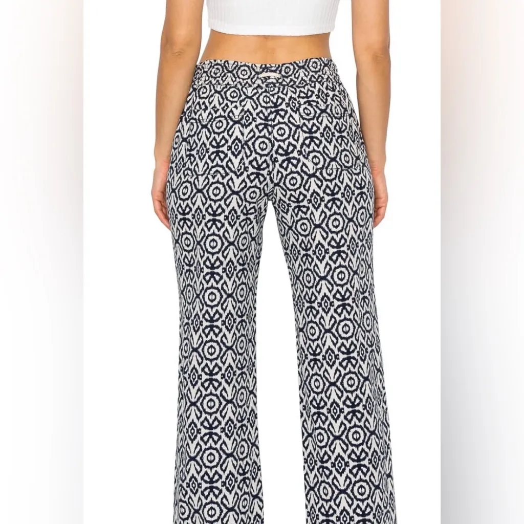 Kiss & Cry Linen Blend Pants Size L - Image 3