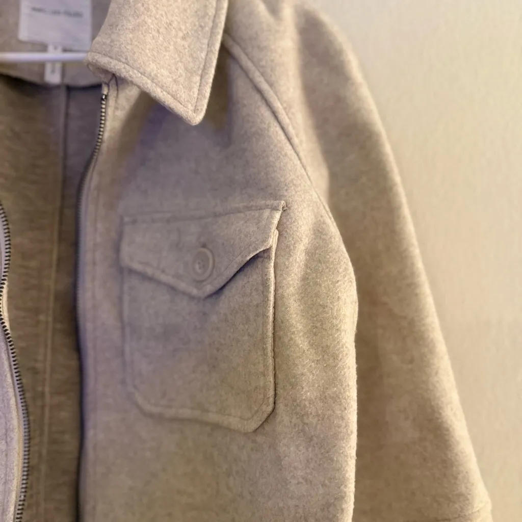 Avec Les Filles  Zip Front Shacket - Image 4