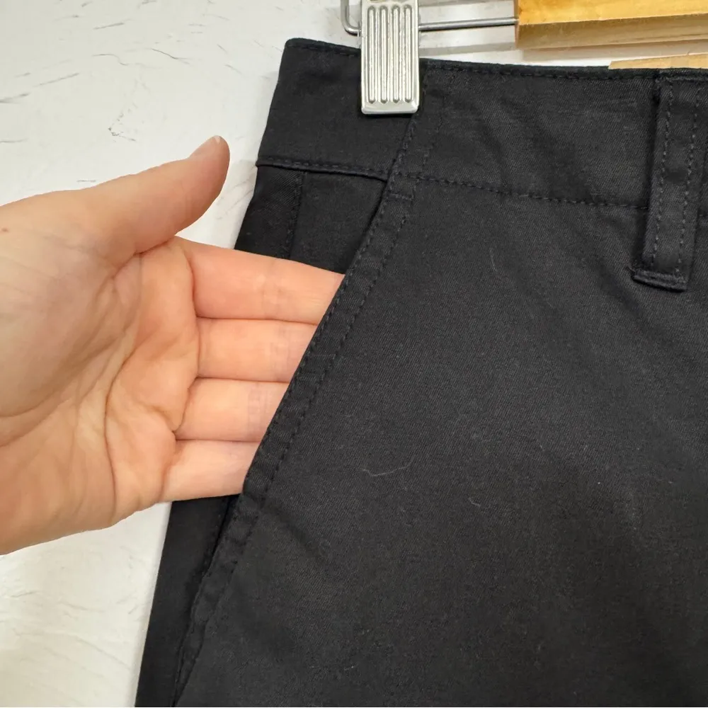 Talbots Black Chino Wide Leg Trouser Dress Pants Womens 4 Career Preppy Academia - Image 7