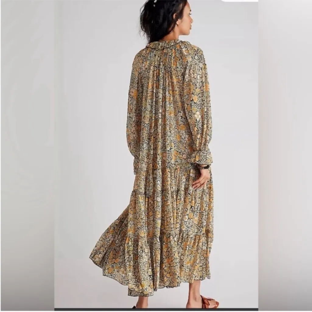 Free People feeling groovy maxi dress floral boho sz XS - Image 3