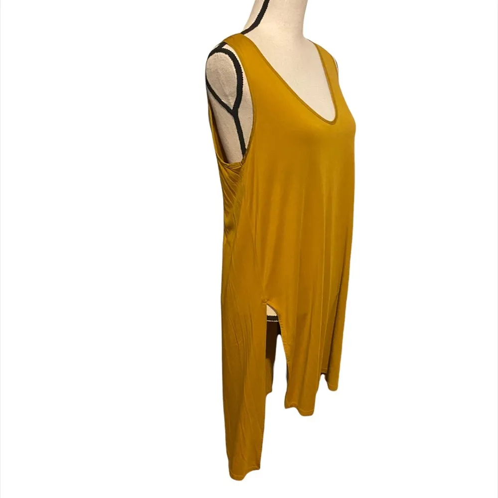 Anthropologie Akemi + Kin mustard size medium tunic. - Image 2