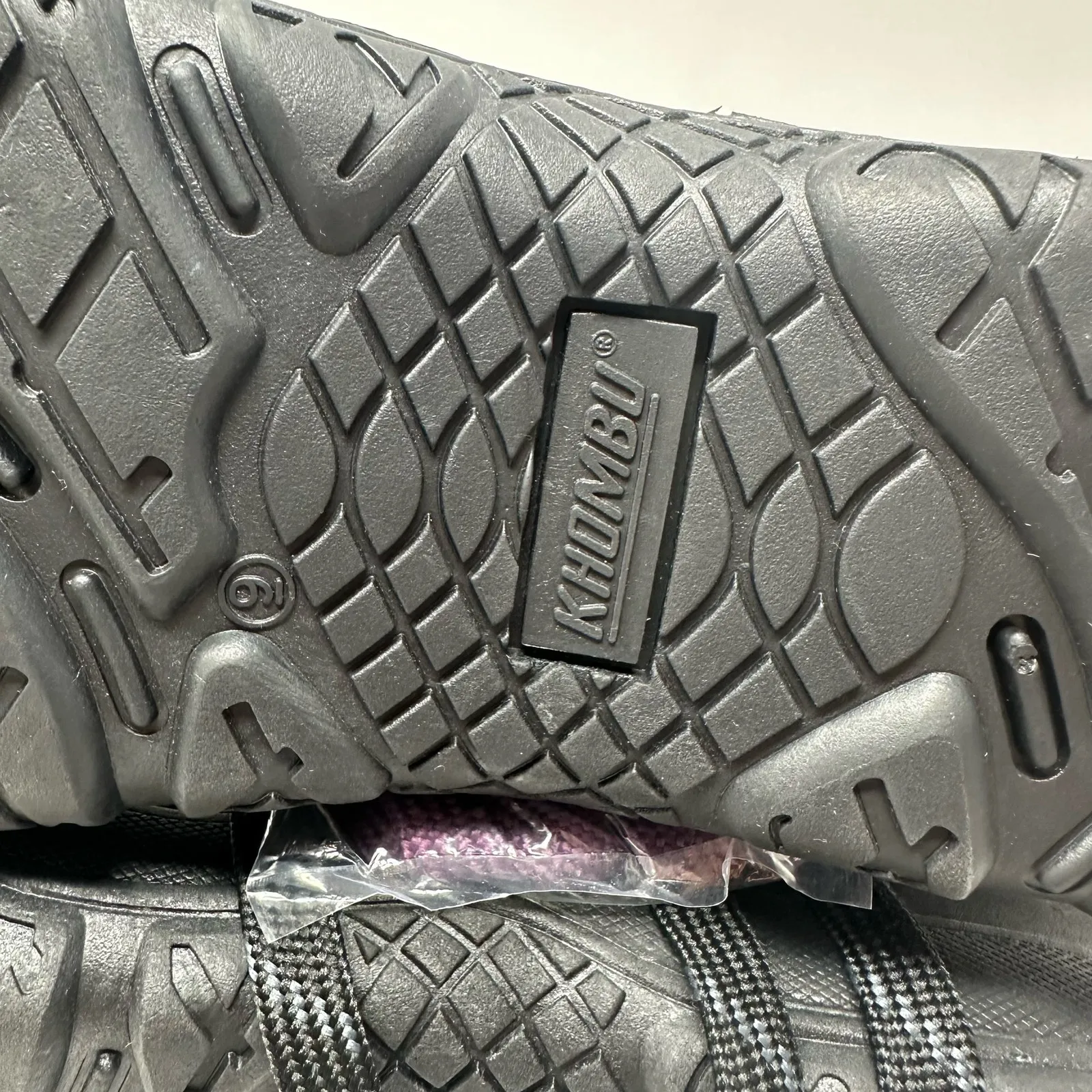 Khombu Size 9 Boots Black Leather Lace Up Faux Fur Side Zip Winter Mid Calf‎ NWT - Image 9