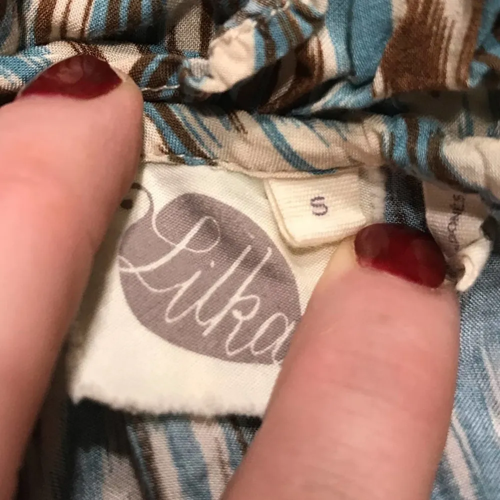 ANTHROPOLOGIE Lilka Boho Ikat Print Drop Waist Dress - Image 8