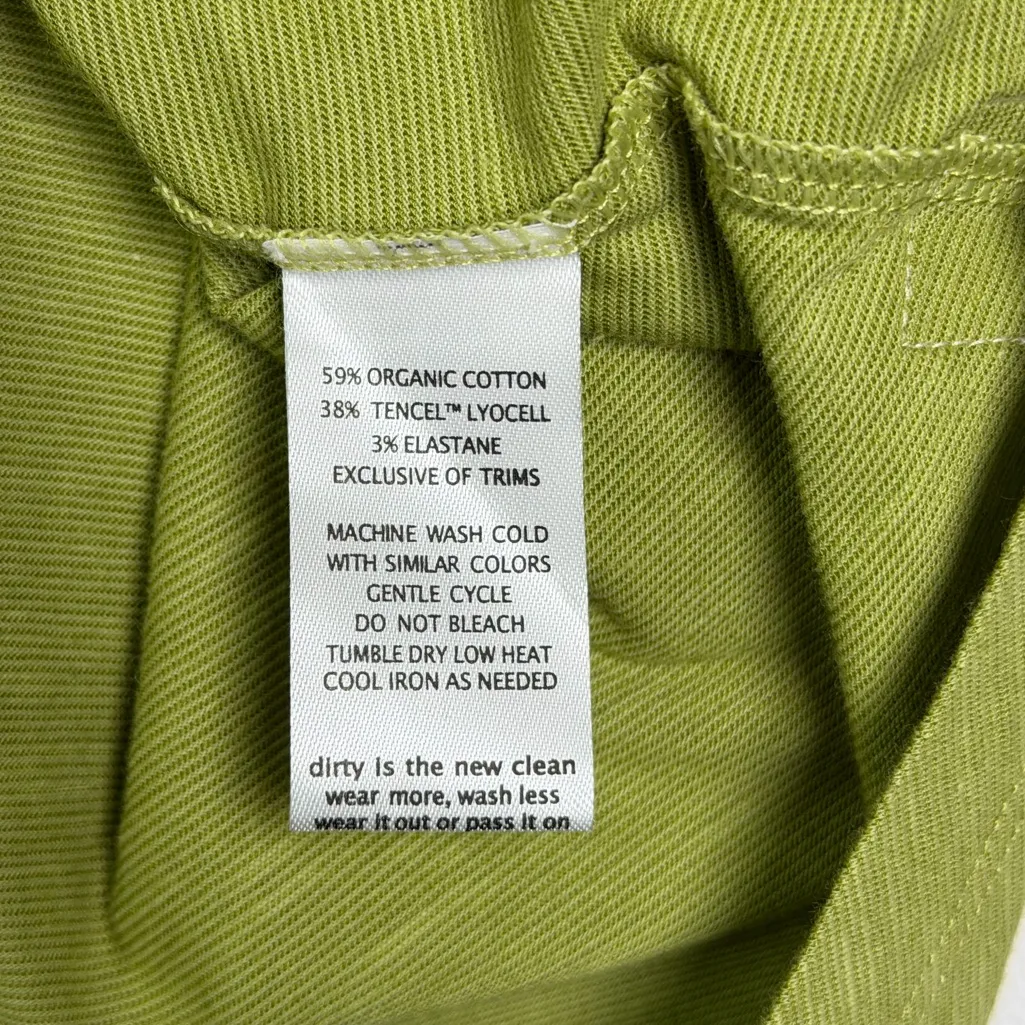 Toad&Co Women’s Green Organic Cotton Tencel Ruffle Sleeve Top Size L Size L - Image 4