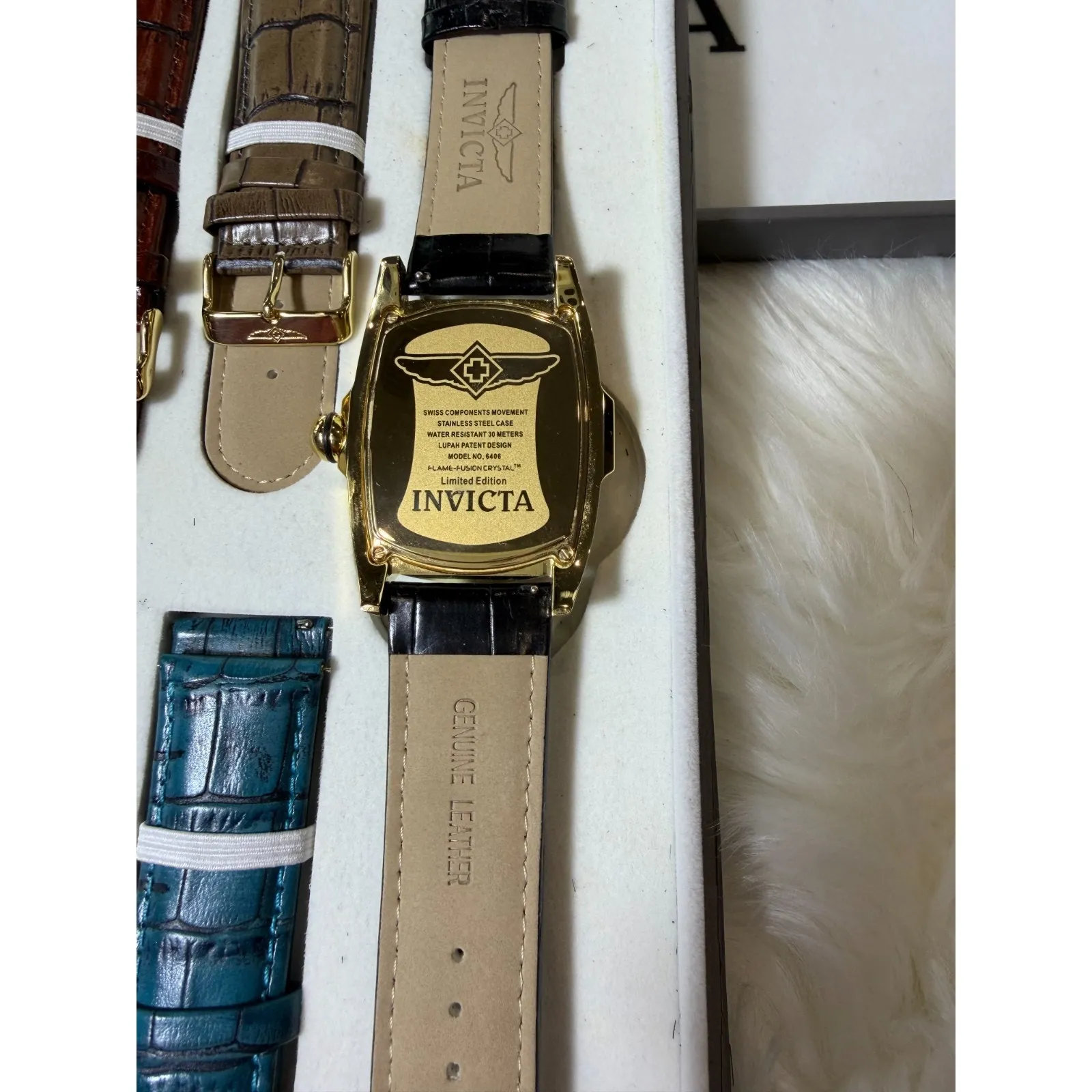 Invicta 6406 Men Limited Edition Watch Set Stainless Steel Flame Fushion Crystal - Image 10