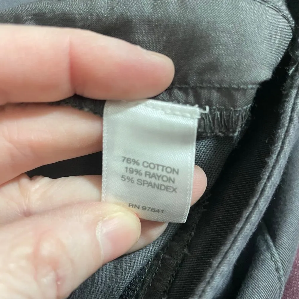 J Jill Women's NWT Gray Zipper Ankle Tapered Leg Ankle Pants - Size 8 - Midrise - Image 5