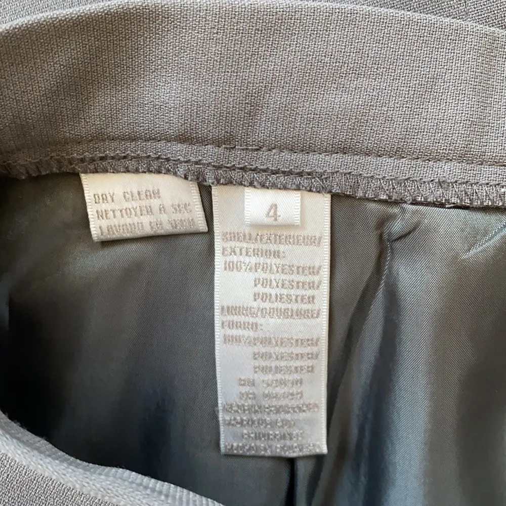 Olive / army / sage green pencil skirt Size 4 - Image 4