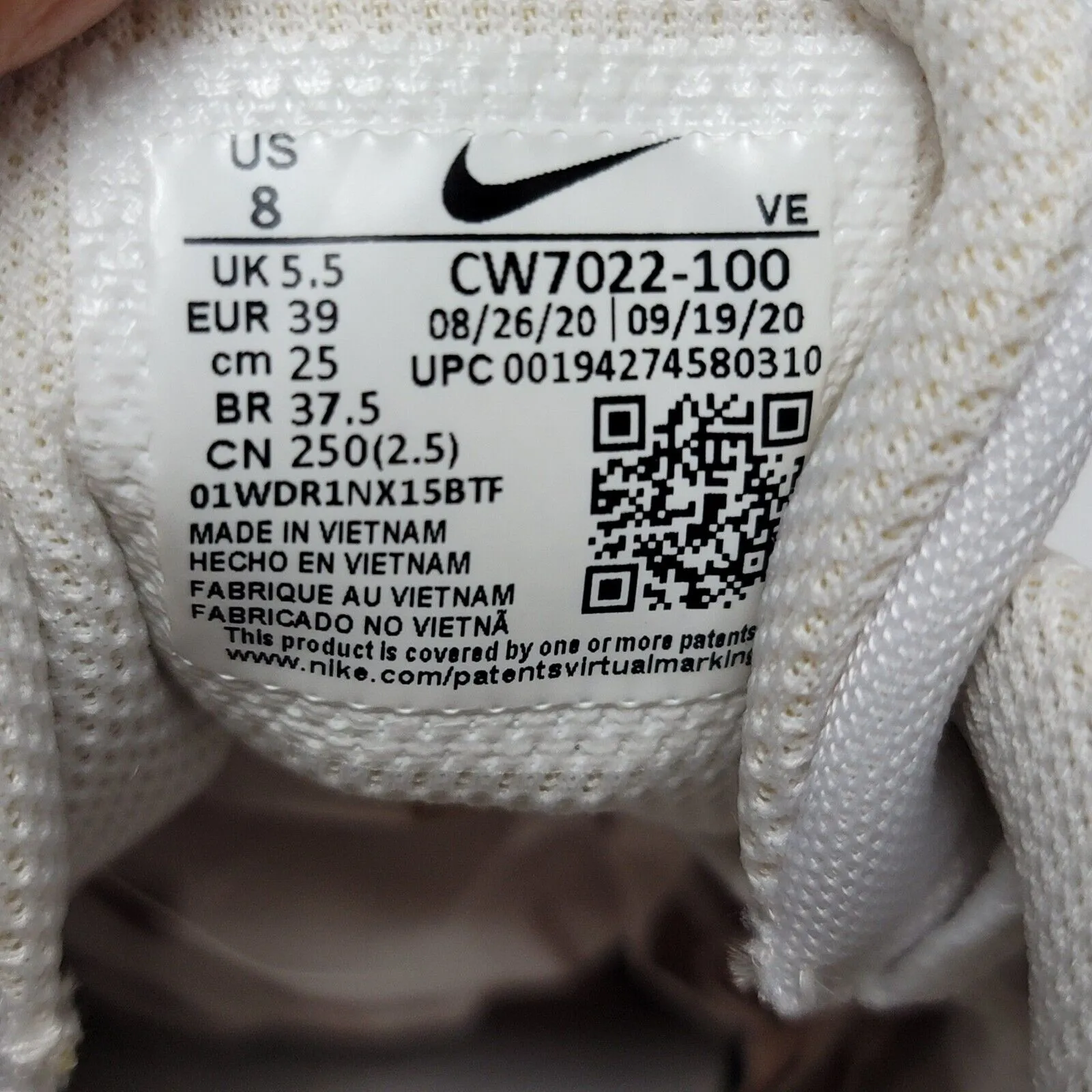 Nike Renew In Season TR9 White Multicolor Sneakers Shoes Womens Sz 8 CW7022-100 - Image 6