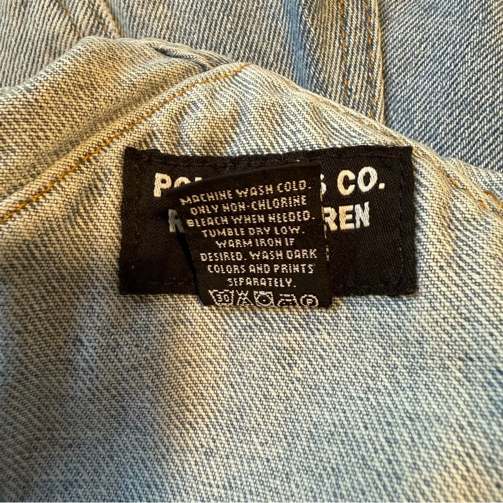 Like New Vintage Polo Jeans Co Ralph Lauren Overall Shorts - Image 6