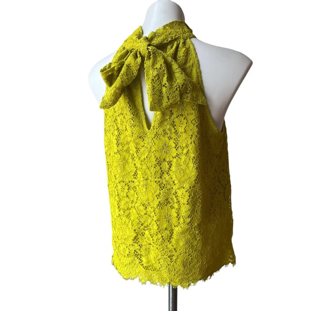 J. Crew Lace Halter Top, Sz S - Image 9