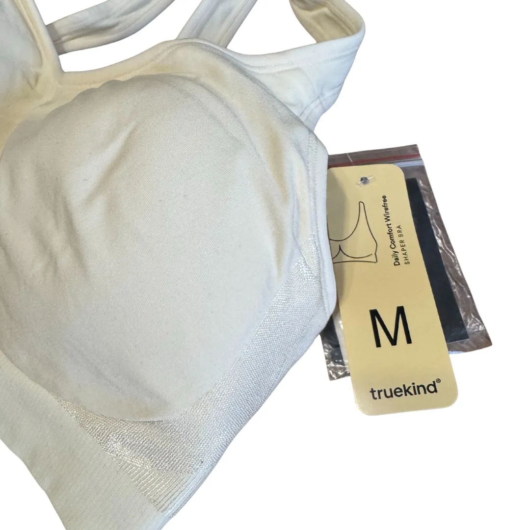 Shapermint TRUEKIND Daily Comfort Wirefree Shaper Bra Beige NWT Medium Tan - Image 2