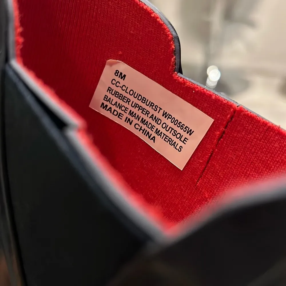 Charter Club Cloudburst Outdoor Stretch Rain Boots in Navy EXCELLENT - Image 6