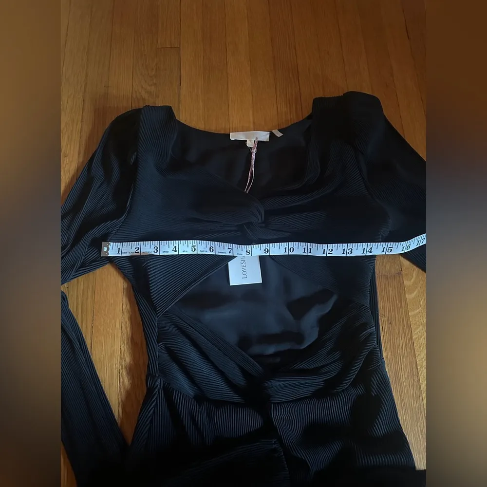 LoveShackFancy's Nanita Cutout Minidress in Black, Size 4, NWT - Image 3