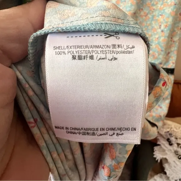 JUICY COUTURE Black Label Floral Maxi Dress‎ Ruffle tiered SIZE 10 fairy grunge - Image 7