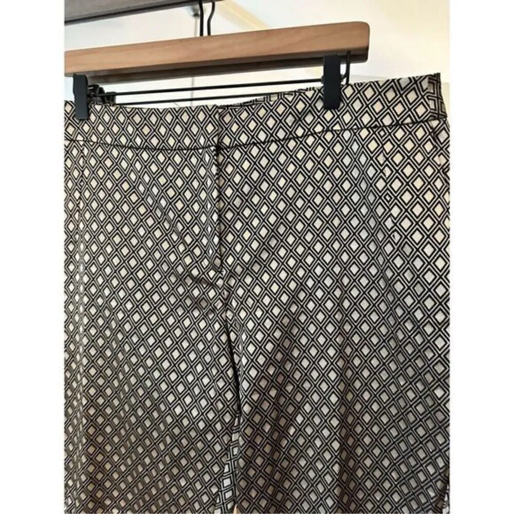 Chico’s Metallic Size 2 Trouser Pants‎ Gold - Image 2
