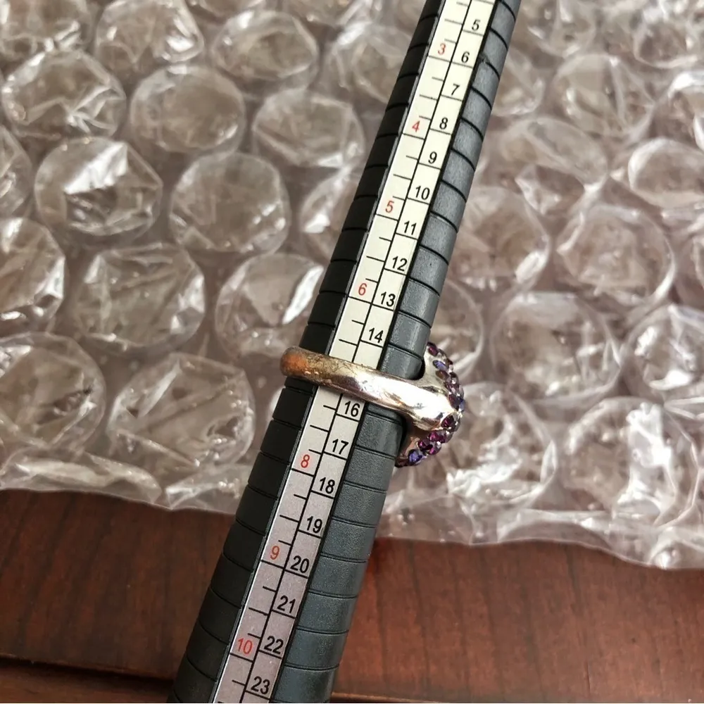 Bath & Body Work Kiss Rhinestone Ring - Image 5