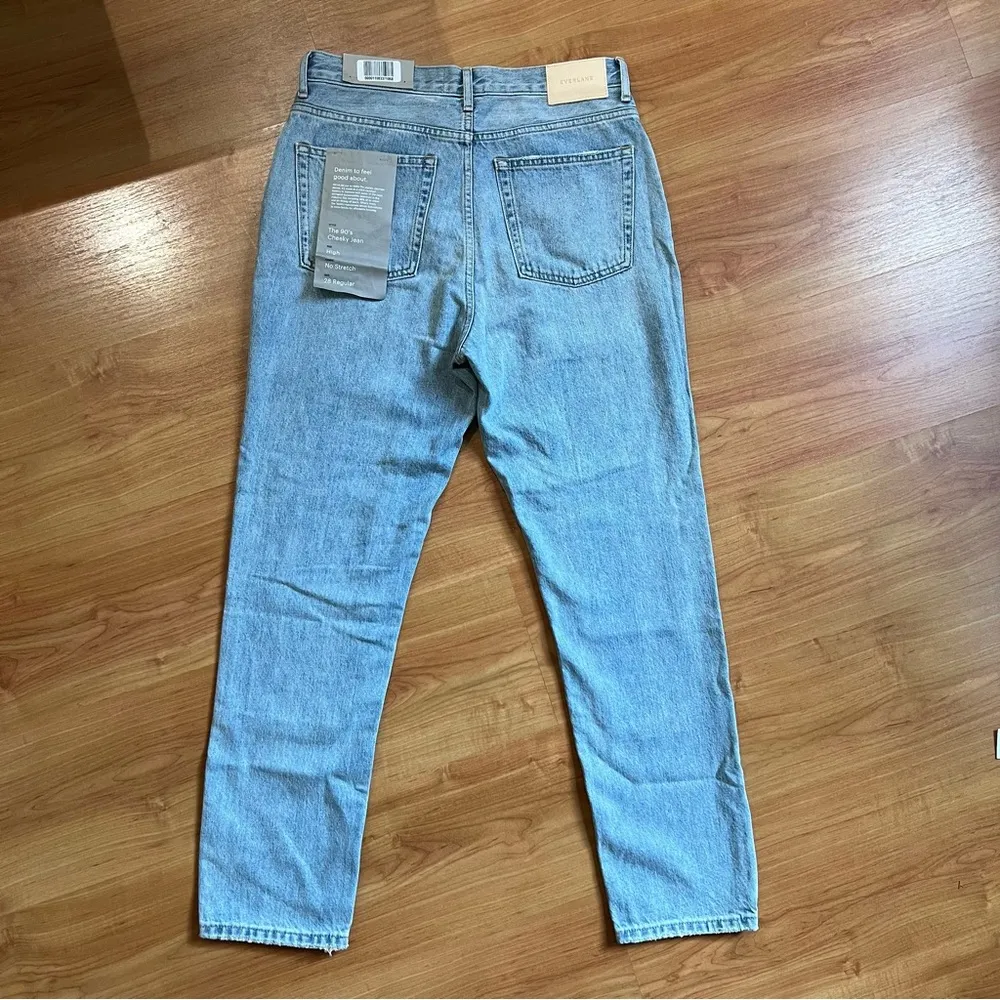 Everlane 90’s Cheeky Jean in Patched Blue - Image 7